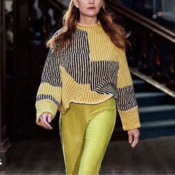 ECKHAUS LATTA Ribbed Velour Pant (XS)(SSENSE Exclusive) - Picture 3 of 5